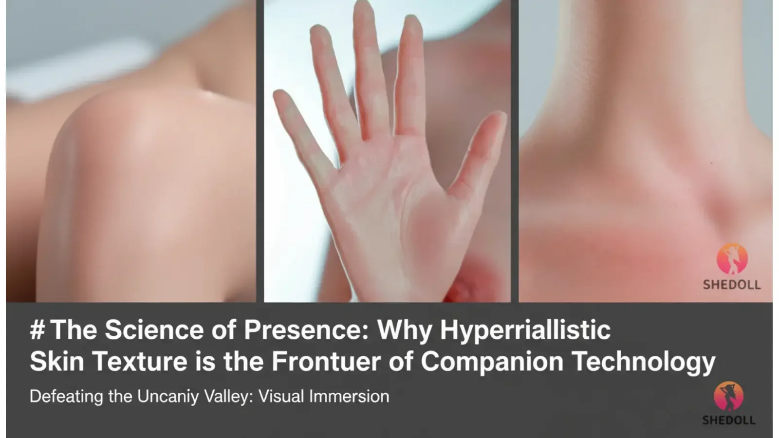 存在感の科学：コンパニオン技術の最前線となる「超リアルな肌質感」